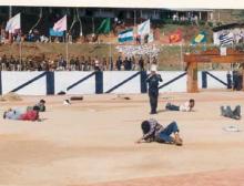 Annual Day 2000 at the C.T.I Parade Ground.Civil Defence Demonstration-Bomb Blast & Rescue Operation & F.A. Service.